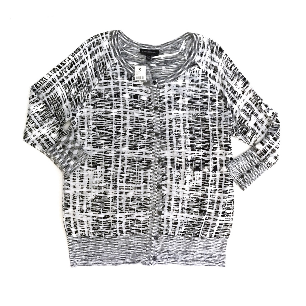 ➕ 3/4 Button Sleeve Cardigan - Picture 4 of 6